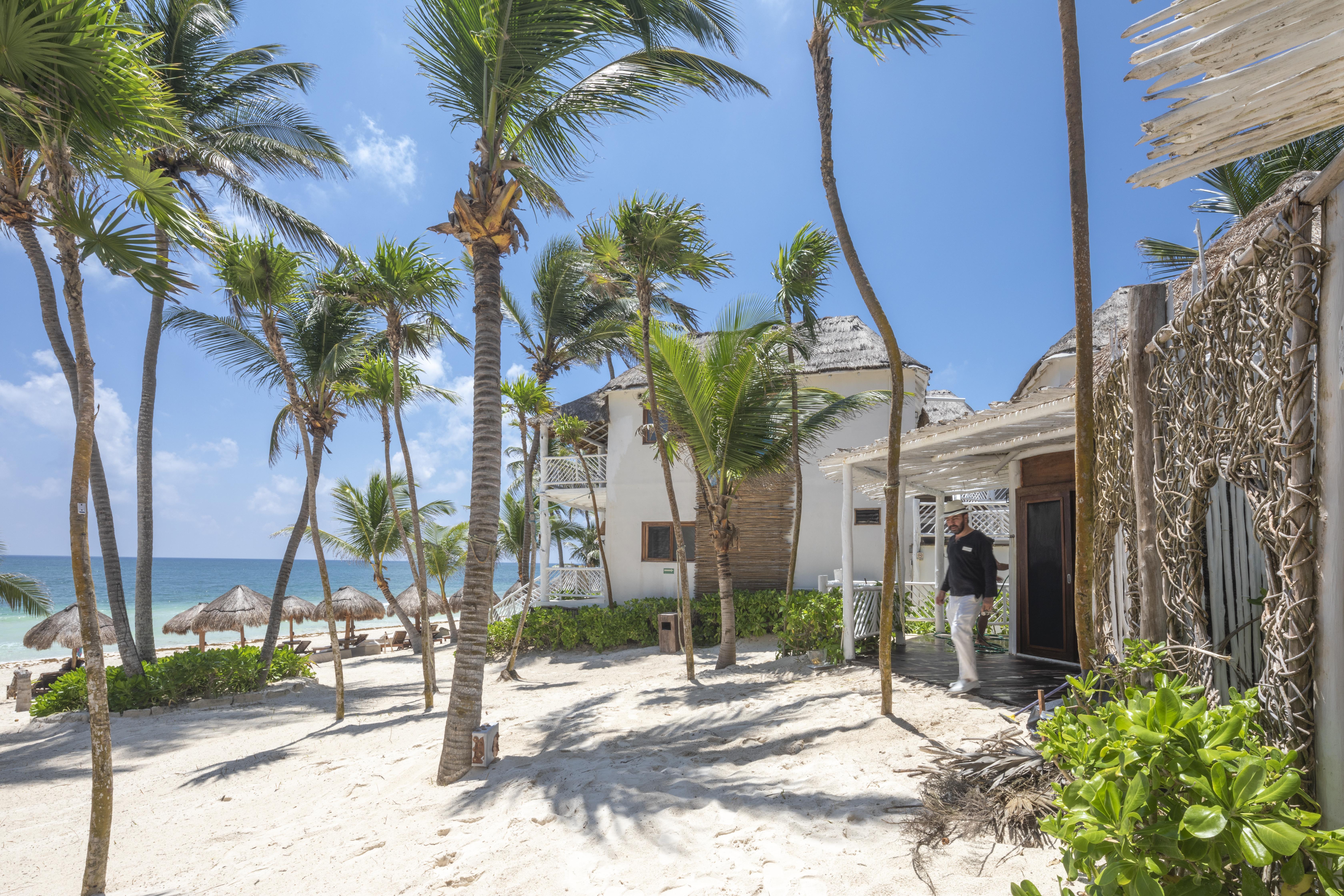 Los Amigos Beach Hotel Boutique Tulum Bagian luar foto