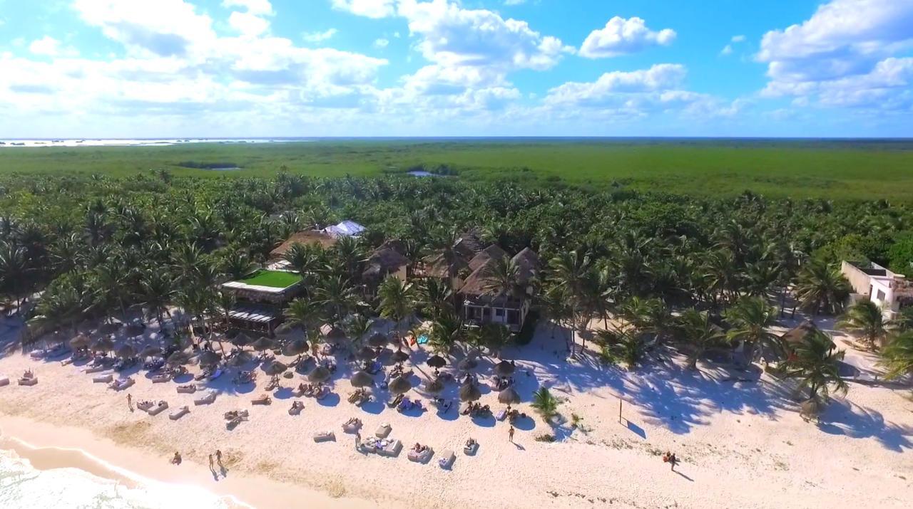 Los Amigos Beach Hotel Boutique Tulum Bagian luar foto