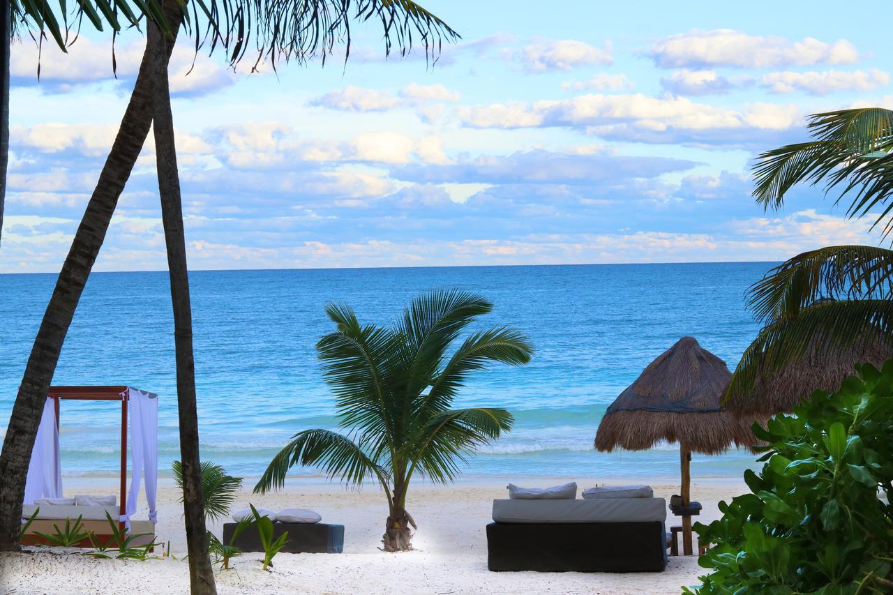 Los Amigos Beach Hotel Boutique Tulum Bagian luar foto